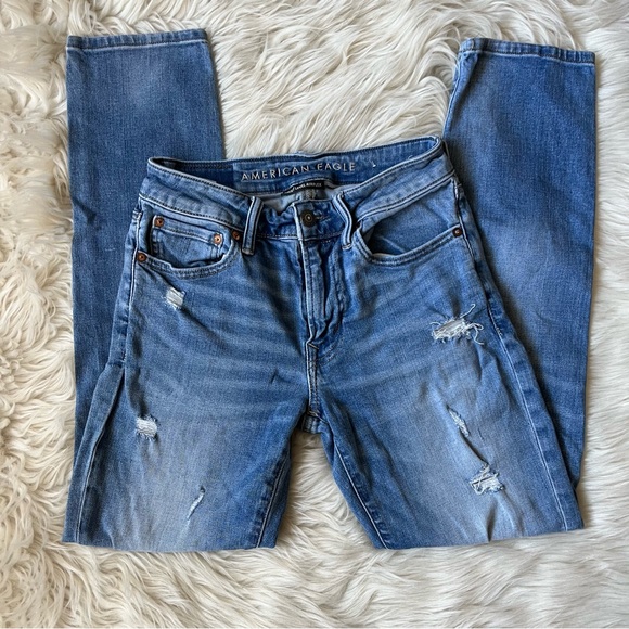 American Eagle Ne(X)t Level stretch skinny jeans size 28X30 - Picture 3 of 7